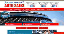 Desktop Screenshot of chrispruittautosales.com